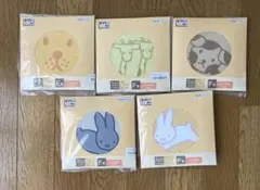 ミッフィー　ハンドタオル　５点セット