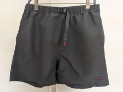 美品 グラミチ シェルキャニオンショーツ L ブラック ショートパンツ