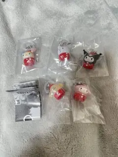 サンリオキャラクターズ サンリオ いちごめじるしアクセサリー　5種セミコンプ