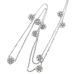 Pt90/850 ソリティアダイヤモンド0.984cts.ネックレスです。 - メルカリ