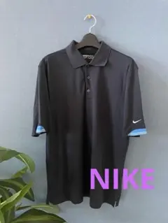 美品　NIKE golf ポロシャツ　メンズ　L 紺色　ネイビー　ゴルフウェア