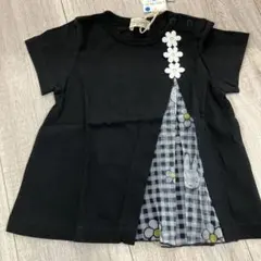 trois lapins ブラックTシャツ 80 ミッフィー