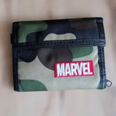 MARVEL カモフラ柄 三つ折り財布 CORDURA