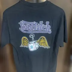 ボンダッチプリントTシャツブラックサイズ表記Mバックプリント有りのサムネイル