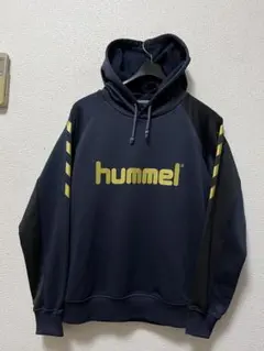 ヒュンメル　トラックパーカー　/M　ネイビー×ブラック　ストレッチ　ジャージのサムネイル