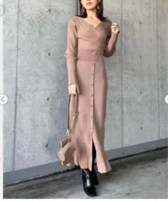 rienda ニットワンピース