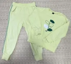 モイモルン　セットアップ　グリーン　トップス　長袖　ズボン　公園