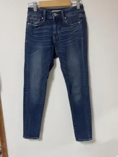 ★★【AZUL BY MOUSSY】スキニーデニム ダークブルー　XS