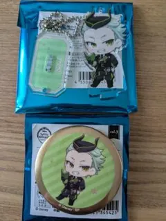 ツイステ【セベク】スタンド付きアクキー＆缶バッジ