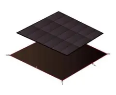 スノーピークアメニティドーム マットシートセット Mサイズ SET-021H