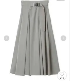 snidel グレー バリエベルトスカート