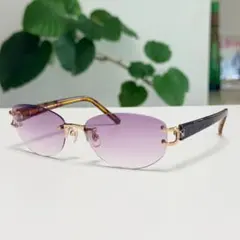 HANAE MORI ハナエモリ サングラス ツーポイント HM-2710のサムネイル