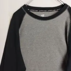 ヘインズ 長袖シャツ ロンT サーマルシャツ ラグランスリーブ バイカラー