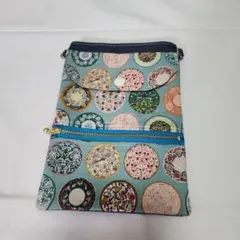 スマホポーチ(コインスルー財布付き)①