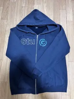 ★激レア★90s 紺タグ OLD STUSSY ジップアップパーカー