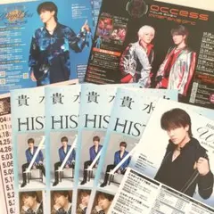 access 浅倉大介 貴水博之 チラシ フライヤー 8枚 AXS アクセス