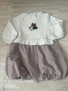プティマイン　Disney ミニーマウス ワンピース 90cm