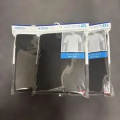 3セット　エアリズムコットン　クルーネックT(半袖)4XL