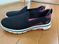 Skechers スリッポン ブラック/ピンク