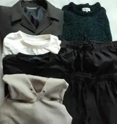 テーラードジャケット&パンツ&トップス7点まとめ売り