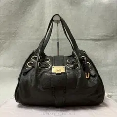 JIMMY CHOO Ramona Black Shoulder Bag Y2Kのサムネイル