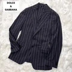 美品✨ドルチェ&ガッバーナ テーラードジャケット ストライプ シアサッカー