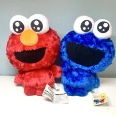 セサミストリート きらっこおともだちBIGぬいぐるみ エルモ クッキーモンスター