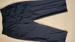 ネイビー スラックス ポリエステル100%