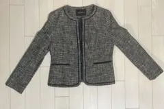 ツイードノーカラージャケット