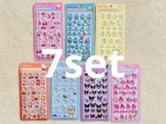 【大人気】ボンボンドロップシール うるちゅるサンリオシール 7枚set
