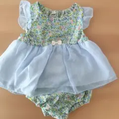 Birthday バースデー 花柄フリルワンピース 70センチ