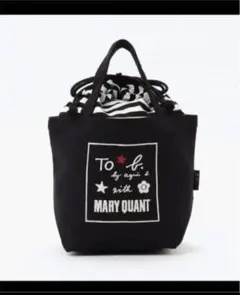 【新品タグ付】アニエスベー×マリークワント⭐️ロゴ刺繍 トート バッグ