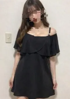 Rady 可愛オフショル風フリルワンピ ミニ丈 キャバドレス 色気