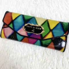 美品 希少 FRUTTI DI BOSCO サルーカペッラ 長財布 ロゴ - メルカリ