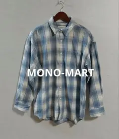 MONO-MART モノマート メンズ 長袖 チェック ネルシャツ Lのサムネイル