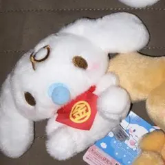 サンリオ　シナモロール　金太郎ぬいぐるみ ミルク