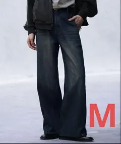 WYM LIDYM CURVED FLARE DENIM SLACKSのサムネイル