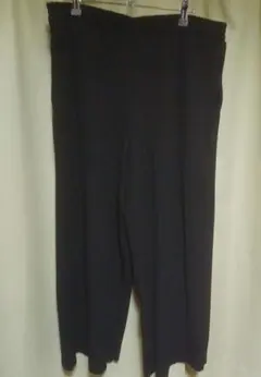 ノアンヌ プリーツワイドパンツ 黒