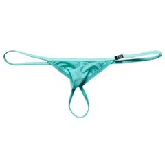 【M】メンズTバック　短小ゾウさんパンツ　極小三角ポーチ　先端オープン