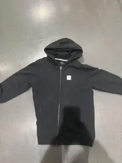 HUF ブラック ジップアップパーカー