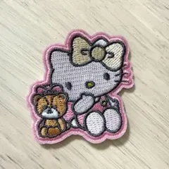 4. キティ　シールタイプ　ワッペン　アップリケ　猫