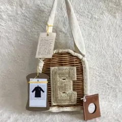 【極美品✨️】エバゴス カゴバッグ ハンドバッグ 被せ付き 極美品✨️】エバゴス カゴバッグ ハンドバッグ 被せ付き 美品