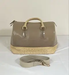 ◎【正規品美品】FURLAフルラ キャンディ ヴァニラハンドバック キー