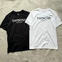 白黒 JUST DO IT NIKE Tシャツ ブラック ホワイト 2枚セットM