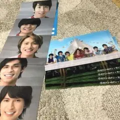 関ジャニ∞7人★クリアファイル4枚&垂れ幕1枚★セブンイレブン限定