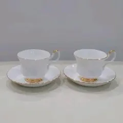 ROYAL ALBERT　VAL D’OR　カップ&ソーサー　2客セット
