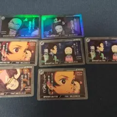 鬼滅の刃 ダイニング コレクションカード 竈門炭治郎　禰豆子 7枚セット