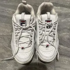 FILA フィラ ディスラプター2 厚底スニーカー ホワイト 23.5