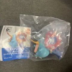大阪関西万博限定 ミャクミャクとカモノハシのイコちゃん PUTITTO フチのり