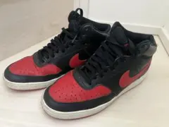 NIKE コート ビジョン MID ブラック　レッド
